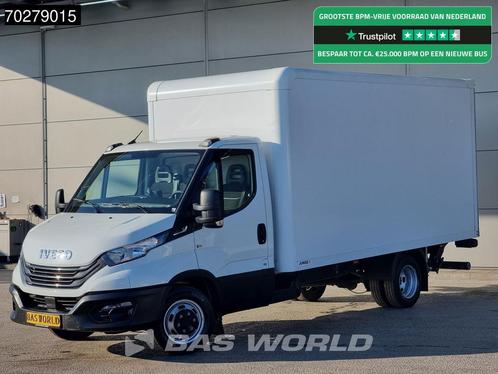 Iveco Daily 35C16 Automaat Laadklep Bakwagen Dubbellucht Air, Auto's, Bestelauto's, Lease, Automaat, Financial lease, Diesel, Wit