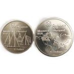 Canada. 2 Silver (5 Dollars + 10 Dollars) Non-Circulating, Postzegels en Munten