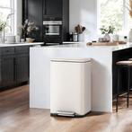 2dekans | Deleca Prullenbak Prestige - 50 Liter - Breed -, Huis en Inrichting, Woonaccessoires | Prullenbakken, Ophalen of Verzenden