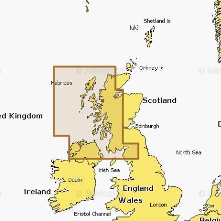 Navionics Waterkaart Platinum+ Regular NPEU006R Schotland We, Watersport en Boten, Navigatiemiddelen en Scheepselektronica, Nieuw