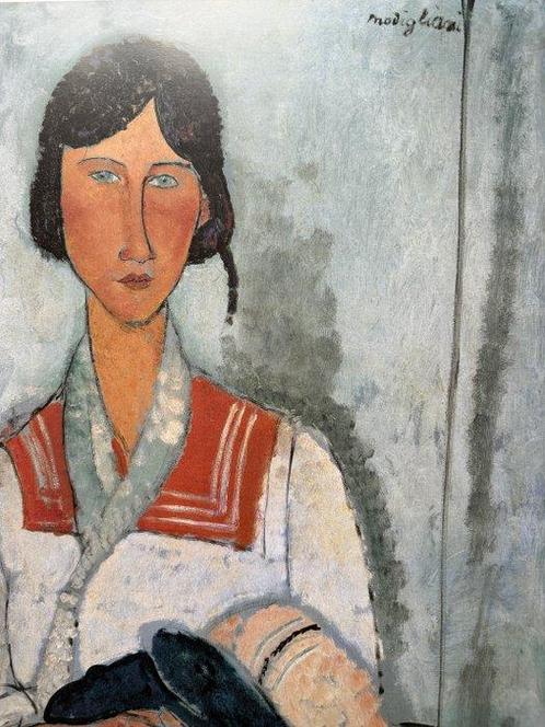 Modigliani Amedeo (1884 - 1920) (Daprés ) - Jeune femme, Antiek en Kunst, Antiek | Overige Antiek