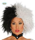 Pruik Cruella Zwart/Wit, Kleding | Dames, Carnavalskleding en Feestkleding, Ophalen of Verzenden, Nieuw
