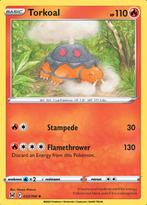 Torkoal 023/196 Lost Origin, Ophalen of Verzenden, Nieuw, Losse kaart, Foil