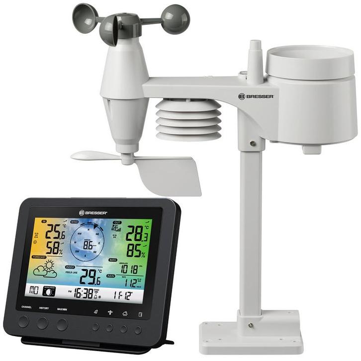 Professioneel WIFI Weerstation met 5-in-1 Buitensensor, Audio, Tv en Foto, Weerstations en Barometers, Weerstation, Nieuw, Verzenden