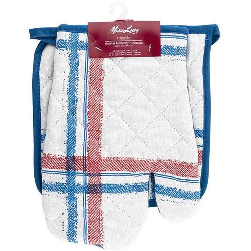 Miss Lucy Magdo ovenhandschoen en pan lap set van 2 stuks 18, Huis en Inrichting, Keuken | Textiel, Ophalen of Verzenden