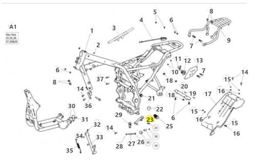 Royal Enfield GEAR SHIFT LEVER, NOTE: 20MM - 574453A Scra..., Motoren, Onderdelen | Merk-onafhankelijk, Nieuw, Verzenden