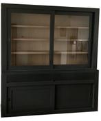 Buffetkast Design antraciet met eiken interieur 200cm, Ophalen of Verzenden, Nieuw