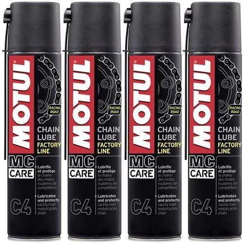 Motul C4 Kettingolie Factory Line 4 X 400Ml, Computers en Software, Laptop-opladers, Verzenden