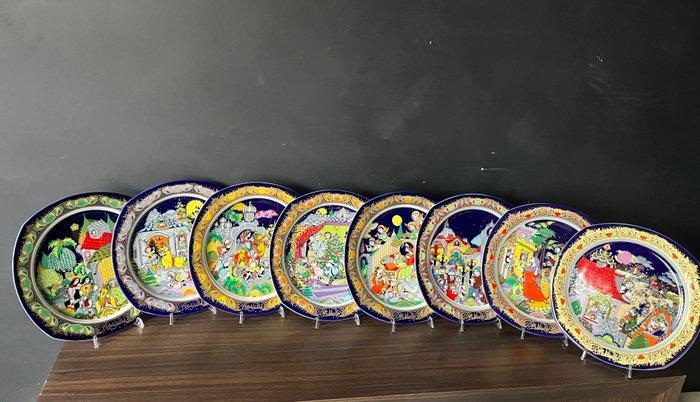 Rosenthal - Bjørn Wiinblad - Wandbord (8) - Porselein, Antiek en Kunst, Antiek | Glas en Kristal