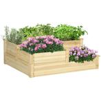 TRUUSK Verhoogd Bed 3-traps Plantenbed Bloembak Kruidenbed P, Verzenden, Nieuw