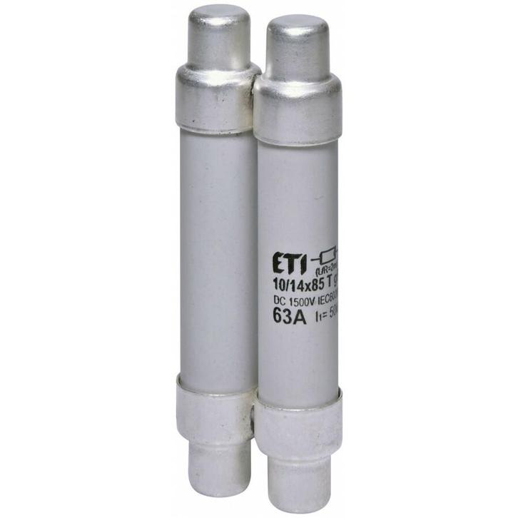 ETI zekering CH 10/14x85 T gPV 63A/1500Vdc, Auto-onderdelen, Accu's en Toebehoren, Ophalen of Verzenden
