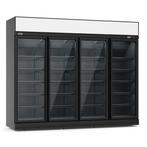 Koelkast 4 Glasdeuren 2060L INS-2060R BL, Zakelijke goederen, Horeca | Keukenapparatuur, Nieuw in verpakking, Koelen en Vriezen