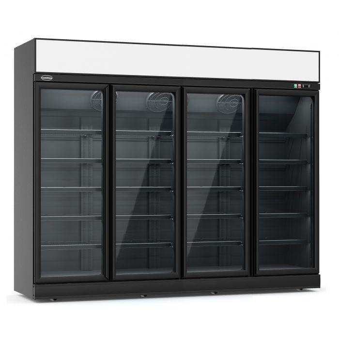 Koelkast 4 Glasdeuren 2060L INS-2060R BL, Zakelijke goederen, Horeca | Keukenapparatuur, Koelen en Vriezen