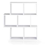 Vakkenkast wit 85x22x76 cm - houten boekenkast, Antiek en Kunst, Ophalen of Verzenden