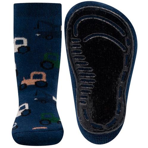 Antislipsok Ewers Donkerblauw met Gekleurde Trekkers en Take, Kinderen en Baby's, Babykleding | Schoentjes en Sokjes, Jongetje