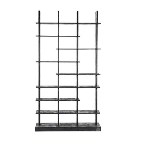 Kabinet Oliver - 120cm - Zwart - 95825 - kasten woonkamer, Huis en Inrichting, Kasten | Buffetkasten, Nieuw, Overige materialen