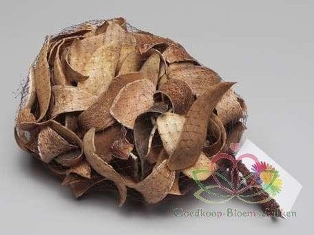 Mehogany Spoon Net Naturel 400 gram, Huis en Inrichting, Woonaccessoires | Kunstplanten en Kunstbloemen, Nieuw, Ophalen of Verzenden