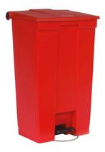 Step-On container 87 liter rood, Verzenden, Nieuw