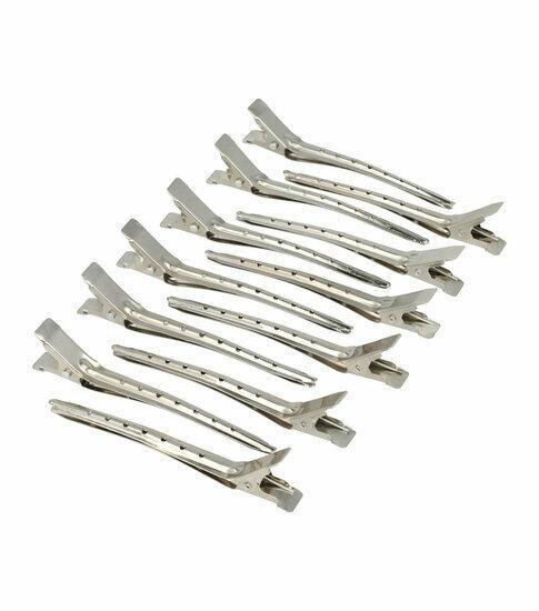 Haarspeld Afdeelklemmen 8cm Zilver, Sieraden, Tassen en Uiterlijk, Uiterlijk | Haarverzorging