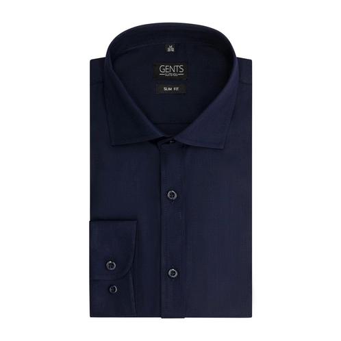 GENTS - Slimfit bamboe donkerblauw - S 37/38, Kleding | Heren, Overhemden, Verzenden
