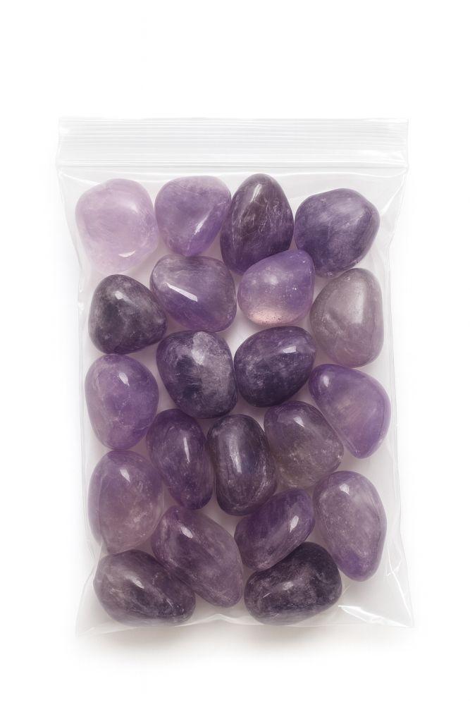 gepolijste amethist steentjes A-kwaliteit 500gr 2-3cm, Antiek en Kunst, Antiek | Glas en Kristal, Ophalen of Verzenden