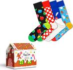 Happy Socks Maat 41-46 - Unisex Sokken Holiday Time 4-Pack, Verzenden, Nieuw