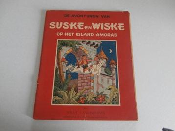 Suske en Wiske - Op het eiland Amoras - 1 Album - Herdruk - beschikbaar voor biedingen