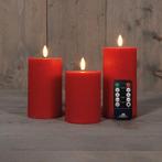 Led kaarsen annas collection – 3d flame ribbel stompkaars, Ophalen of Verzenden, Nieuw