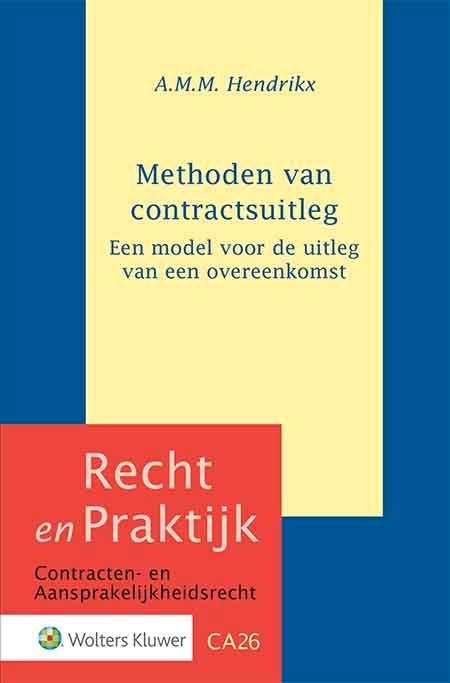Methoden van contractsuitleg, Boeken, Studieboeken en Cursussen, Verzenden