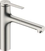 Hansgrohe Zesis M33 ééngreeps keukenkraan 160 met metalen, Ophalen of Verzenden, Nieuw, Kraan