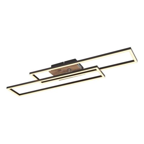 Plafondlamp DAKARI 30 Watt 1-Lichts Matt zwart, Huis en Inrichting, Lampen | Plafondlampen, Nieuw, Metaal, Ophalen of Verzenden