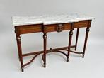Tafel - Marmer, Hout, Metaal - Neoclassic consoletafel -, Antiek en Kunst