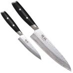 Yaxell Tsuchimon Messenset - 2-delig - Koksmes 20 cm en U..., Huis en Inrichting, Keuken | Bestek, Ophalen of Verzenden, Nieuw