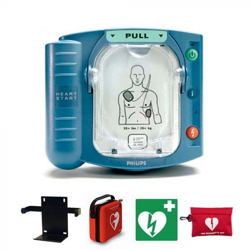 Philips HeartStart HS-1 AED + kast - Duits, Diversen, Verpleegmiddelen, Ophalen