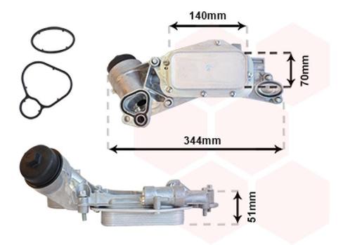 OLIEKOELER VOOR ALFA ROMEO 159 939 2005-2012 25199751, Auto diversen, Auto-accessoires, Nieuw, Ophalen of Verzenden