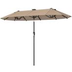 Dubbele Parasol 292 X 150 Cm, Parasol Met LED-verlichting Ha, Verzenden