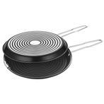 GGM Gastro | Keerpan - Ø 32 cm | Dubbele pan | Vispan |, Huis en Inrichting, Keuken | Potten en Pannen, Verzenden, Nieuw, Koekenpan of Braadpan