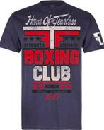 Fear The Fighter Boxing Club 2.0 T-shirt Katoen Blauw, Nieuw, Blauw, Ophalen of Verzenden, Maat 56/58 (XL)
