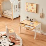 Kindertafel met kinderstoel Skinnskatteberg naturel en wit [, Kinderen en Baby's, Kinderkamer | Tafels en Stoelen, Verzenden, Nieuw