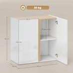 TRUUSK Dressoir met Soft-Close-Deuren - Aanpasbaar Rek - Voo, Huis en Inrichting, Kasten | Ladekasten, Verzenden, Nieuw
