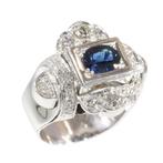 Zonder Minimumprijs - Ring - 18 karaat Witgoud - 1.36ct. tw., Nieuw