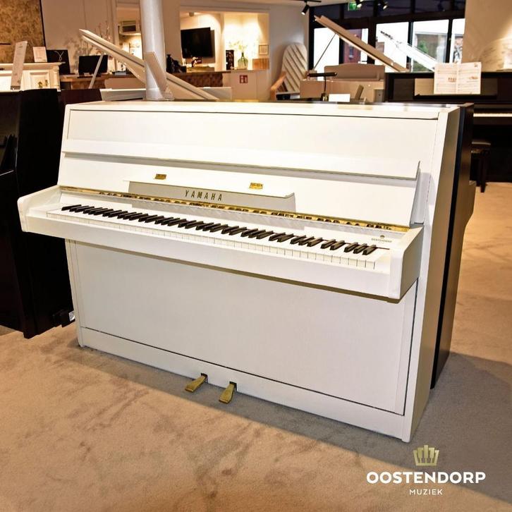 Yamaha LU-101 messing piano, Muziek en Instrumenten, Piano's, Piano, Wit, Zo goed als nieuw