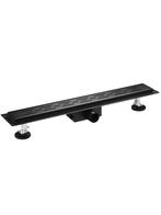 douchegoot mat - zwart 90 cm met vloerflens (RVS MAT-ZWART), Huis en Inrichting, Ophalen of Verzenden, Nieuw, Overige typen