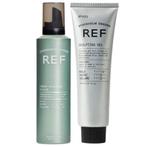 REF Curl Control Duo - 250+150ml, Sieraden, Tassen en Uiterlijk, Uiterlijk | Haarverzorging, Ophalen of Verzenden, Nieuw, Gel, Wax, Haarlak of Mousse