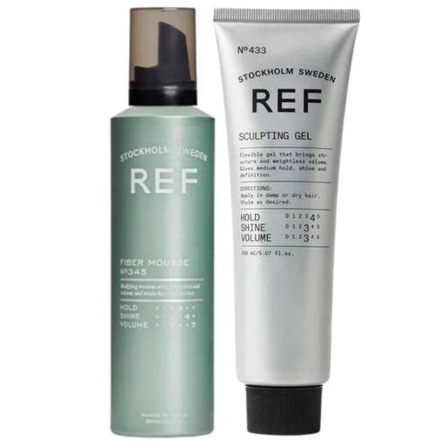 REF Curl Control Duo - 250+150ml, Sieraden, Tassen en Uiterlijk, Uiterlijk | Haarverzorging, Gel, Wax, Haarlak of Mousse, Nieuw