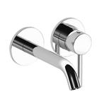 Wastafelmengkraan Sanilux Alesa Rond Inbouw Uitloop 20cm, Ophalen of Verzenden, Nieuw, Chroom, Kraan