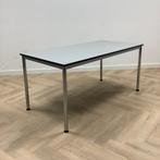 Tweedehands kantinetafel Artifort 160x80 cm, grijs blad -, Ophalen of Verzenden, Gebruikt, Bureau