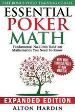 9780998294506 Essential Poker Math, Expanded Edition, Nieuw, Alton Hardin, Verzenden