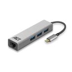 ACT USB-C naar RJ45 Gigabit LAN adapter met, Nieuw, Ophalen of Verzenden
