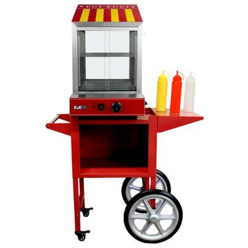 KuKoo Commerciële Hotdog Machine + Kar